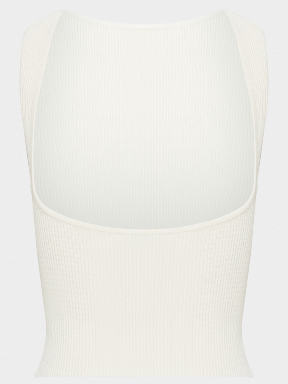 Aritzia Sculpt Knit Leading Top in Light Birch - Picture 3 of 6
